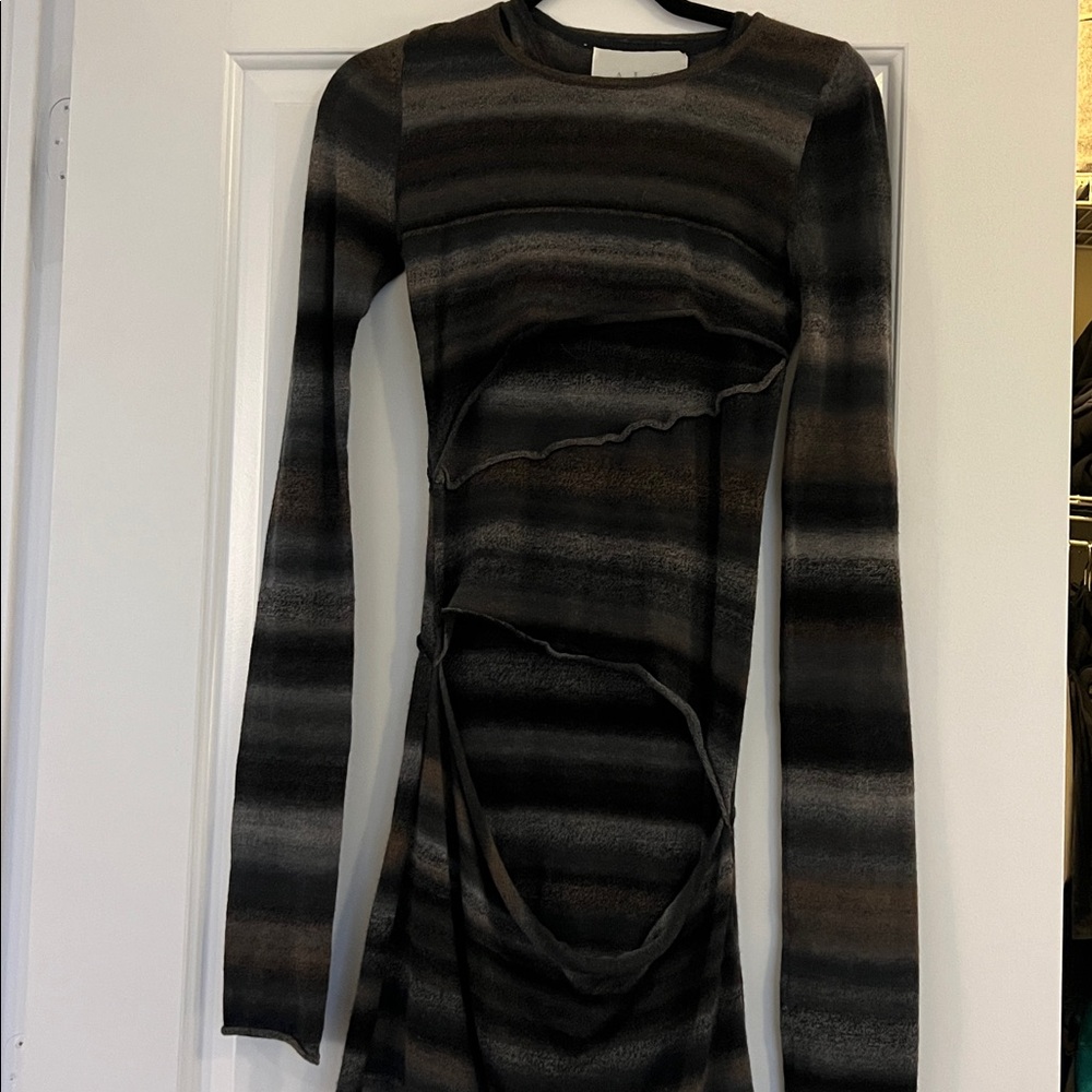 A.L.C. Charcoal tones  Knit dress , double layer